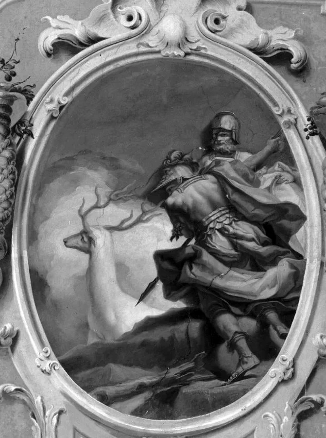 Ifigenia tramutata in cerva - Palazzo Serpini Salvetti Paletta Dai Pre', Verona